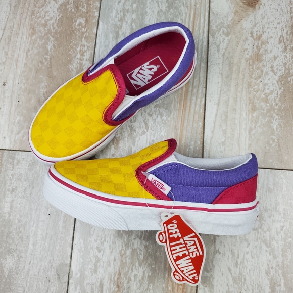 Vans Classic Slip On Checkerboard Multi Pop - Picture 4 of 6